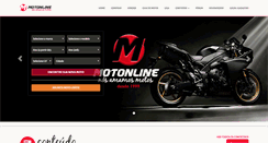 Desktop Screenshot of motonline.com.br