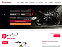 Tablet Screenshot of motonline.com.br